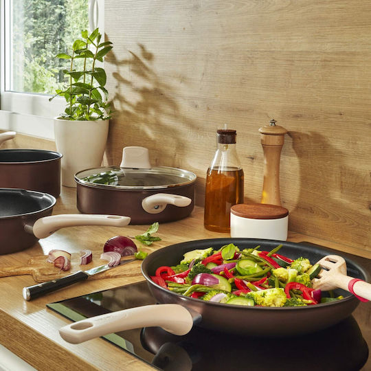 Tefal Eco-respect Τηγάνι από Αλουμίνιο με Αντικολλητική Επίστρωση 28cm