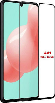 9D Full Glue Tempered Glass Μαύρο (Galaxy A41)