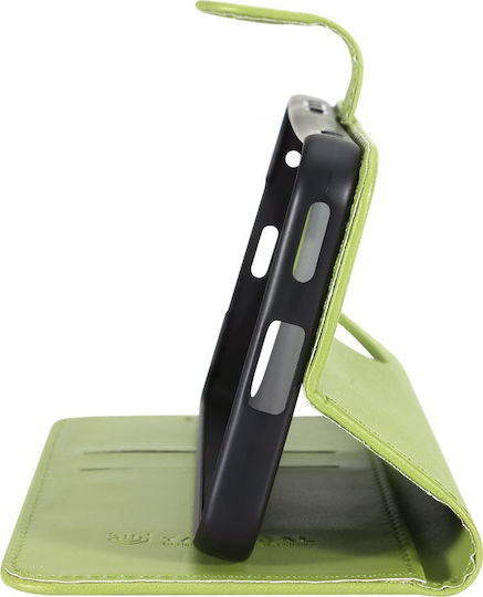Tactical Feldnotizen Brieftasche Leder Kunststoff Grünes (Honor Magic8 Lite)