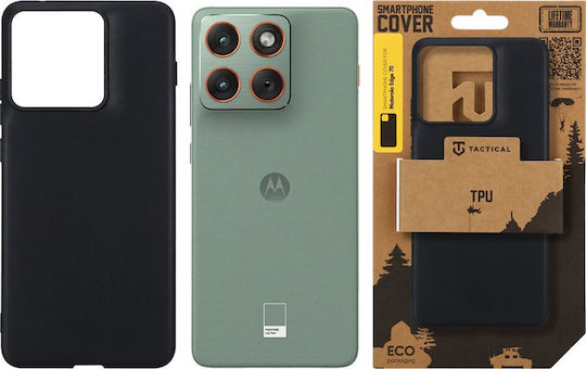 Tactical Cover Back Cover Σιλικόνης Μαύρο (Motorola Edge 70)