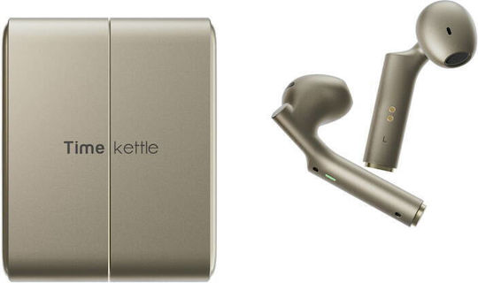 Timekettle W4 Translation Earbuds Bluetooth Handsfree Ακουστικά με Θήκη Φόρτισης Χρυσά