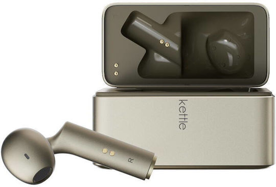 Timekettle W4 Translation Earbuds Bluetooth Handsfree Ακουστικά με Θήκη Φόρτισης Χρυσά
