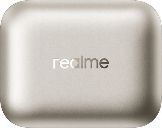 Realme Buds Air 7 Bluetooth Handsfree Earphones with Sweat Resistance and Charging Case Ivory Gold