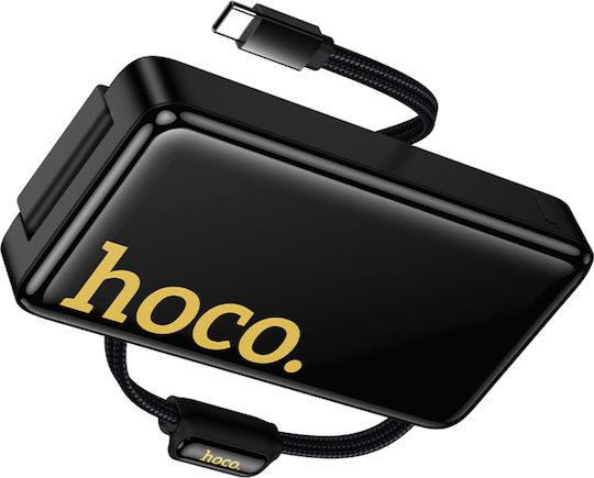 Hoco Q45 Power Bank 10000mAh με Θύρα USB-A και Θύρα USB-C Power Delivery / Quick Charge 3.0 Μαύρο