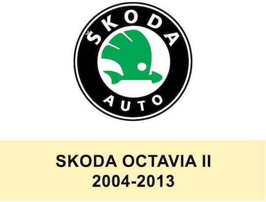 Autoline Set Covorașe Față și Spate Tip Tavă 4buc din Furtun pentru Skoda Octavia Negre