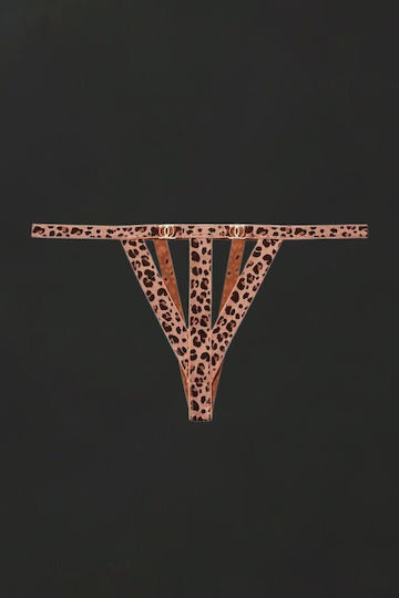 Zizo Frauen Sexy Slip Braun