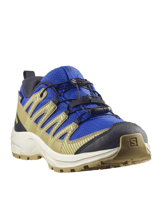 Kids Hiking Shoes Xa Pro Waterproof Blue