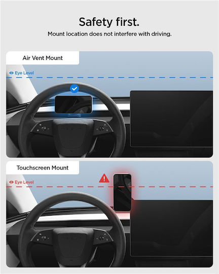 Spigen Tesla Tam100 Car Mobile Mount with Magnet MagSafe Black