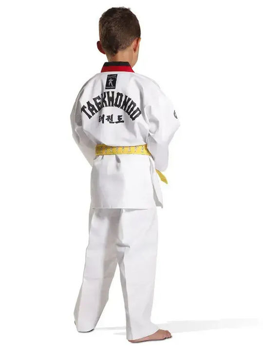Olympus Sport Poom Drill Στολή Taekwondo Ενηλίκων/Παιδική Κόκκινη