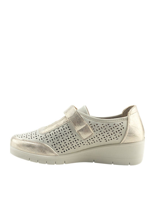 Damentaschen Sneakers Gold