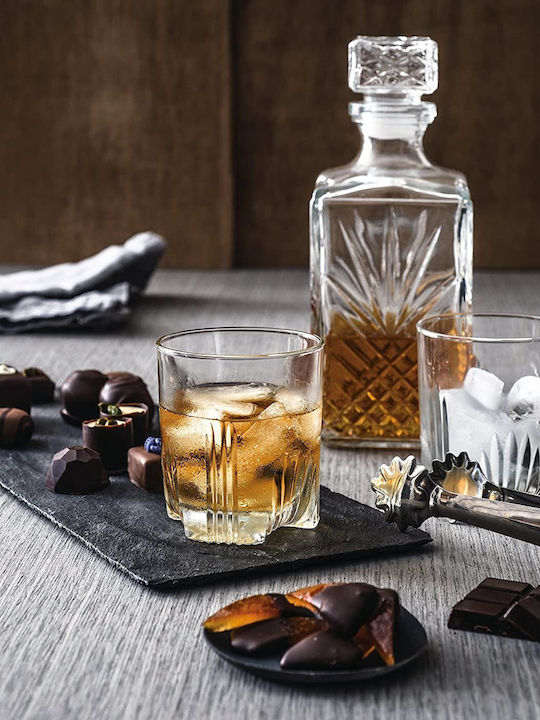 Bormioli Rocco Rocco Rocco Carafă de Servire Whiskey cu Dop și Pahare