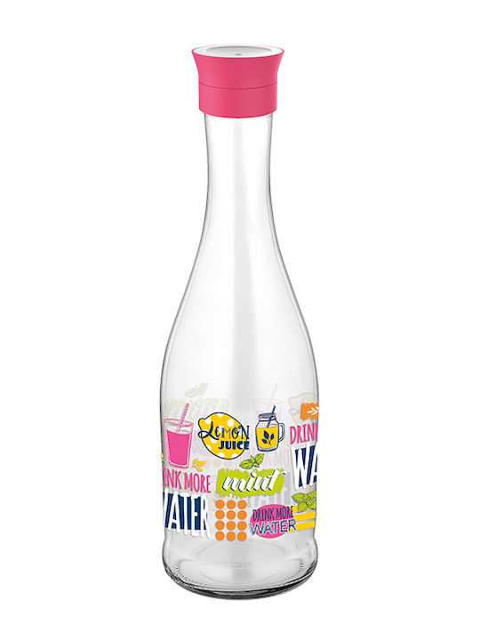 Raki Gala Carafă de Servire din Sticlă cu Dop Transparentă 1000ml