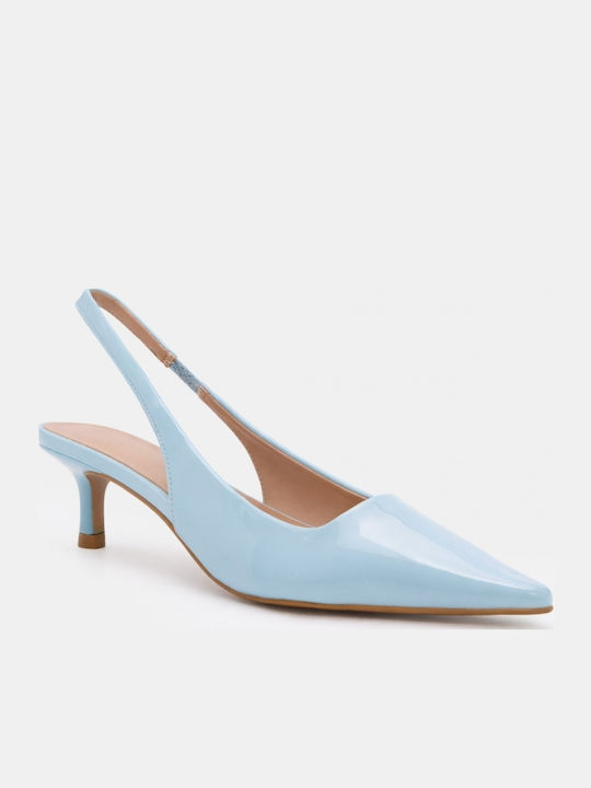 Pointed Toe Light Blue Heels