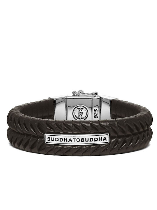 Buddha to Buddha Дамска Гривна с Име от Кожа 19см