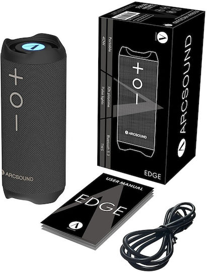 Arcsound EDGE Ηχείο Bluetooth 40W με Διάρκεια Μπαταρίας έως 10 ώρες Μαύρο