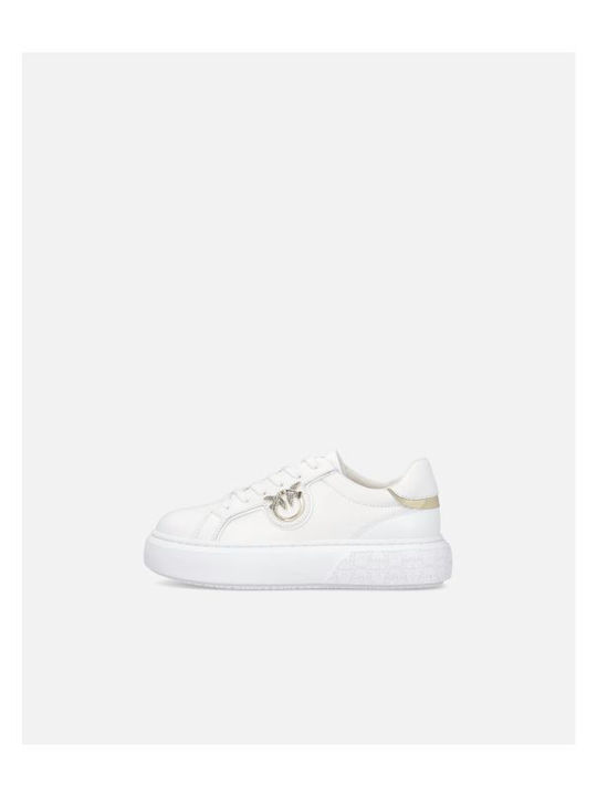Yoko 01 Γυναικεία Flatforms Sneakers Λευκά