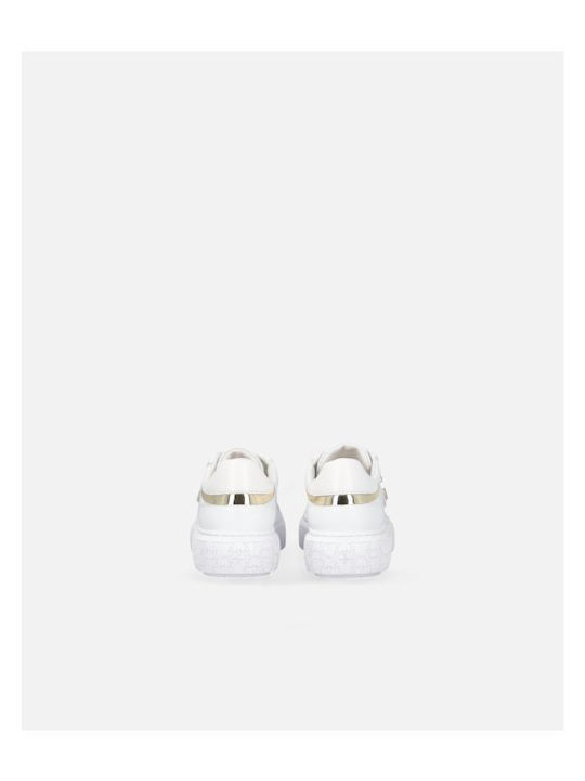 Yoko 01 Γυναικεία Flatforms Sneakers Λευκά