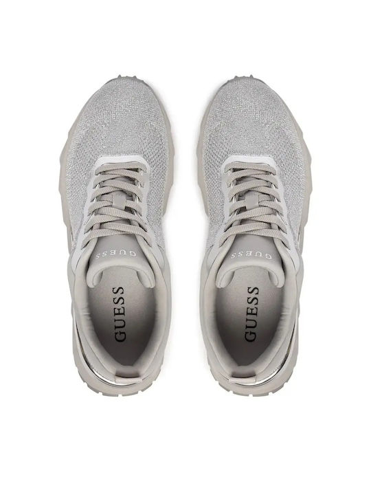 Logo Women's Sneakers Silver