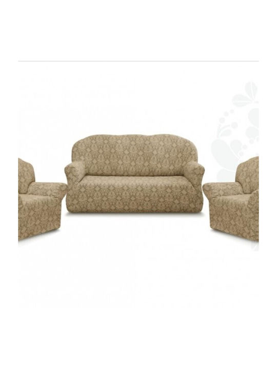 Lenjerii Deosebite Elastische Abdeckung Für Dreisitziges Sofa Braun