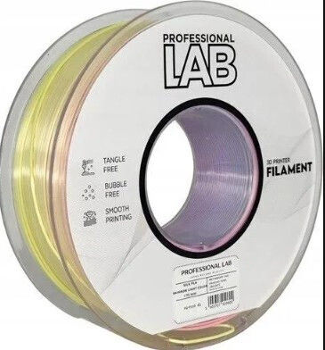 Silk Pla Rainbow Filament 3d Printer Professional Lab 1 Kg 1.75 Mm Rainbow Yellow Orange Pink