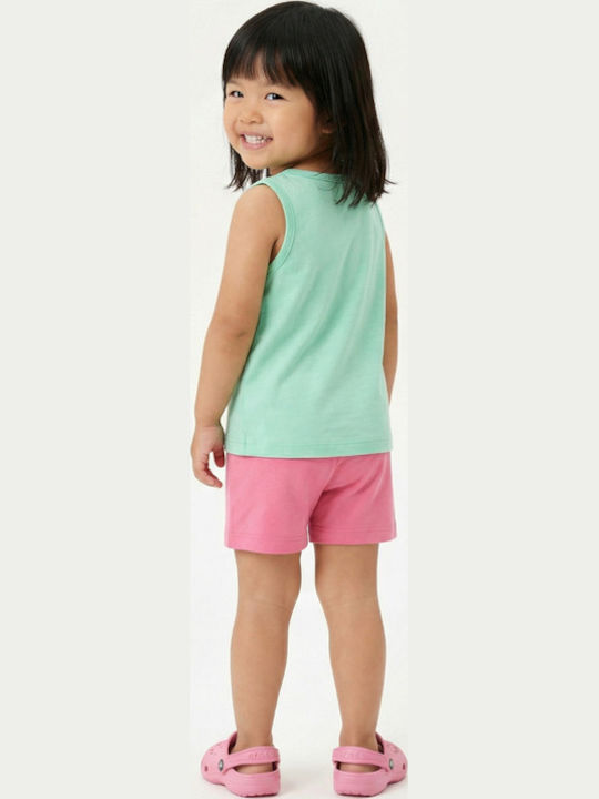Kinderbekleidungssets mit Sommer Shorts 2 Stück Türkis
