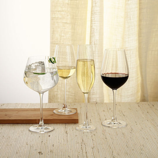 Bohemia Columba Optic Set of Glasses Water made of Crystal 580ml 6pcs