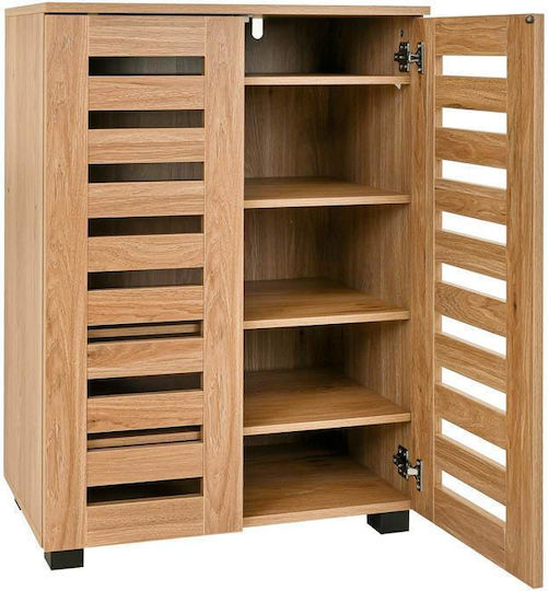 Vento Plastic Shoe Organizer Beige 60x33x87cm