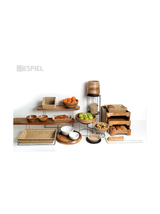 Espiel Set of Advanced Room Decorative Items Made of Metal 15x15cm 3 Pieces