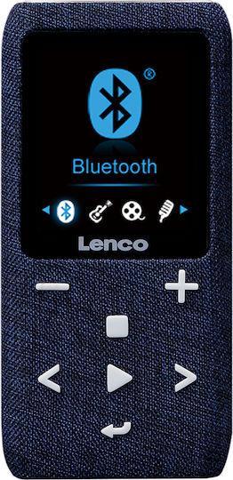 Lenco Xemio 861 MP3 плейър (8ГБ) с Дисплей TFT 1.8" Син