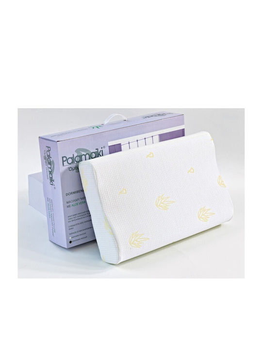 Palamaiki Orthopedic Aloe Vera Μαξιλάρι Ύπνου Memory Foam Ανατομικό 50x70cm
