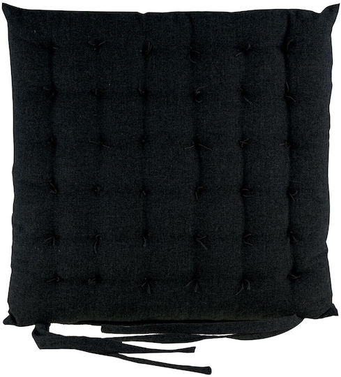 TnS Garden Chair Cushion Black 40x40cm