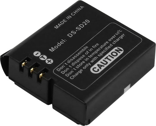 Avizar Battery Rollei Prego Ds-sd20 Camera Li Polymer 3.7 V 1000mah Black