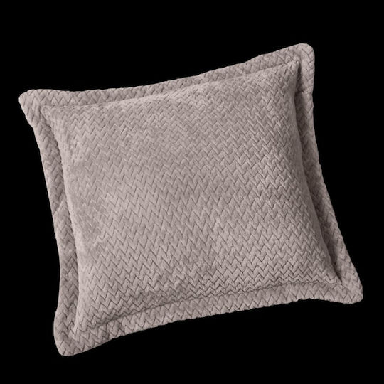 Guy Laroche Rombus Σετ Κουβέρτα Fleece Υπέρδιπλη 220x240εκ. Wenge