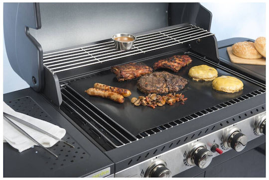 NoStik Non-Stick Grill Baking Sheet BBQ Multipurpose 40x50cm Black