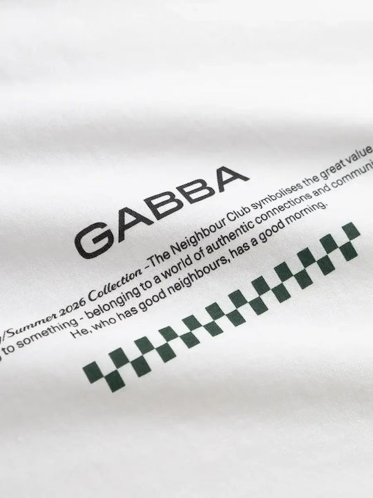 Nigel Tricou Boxy Alb
