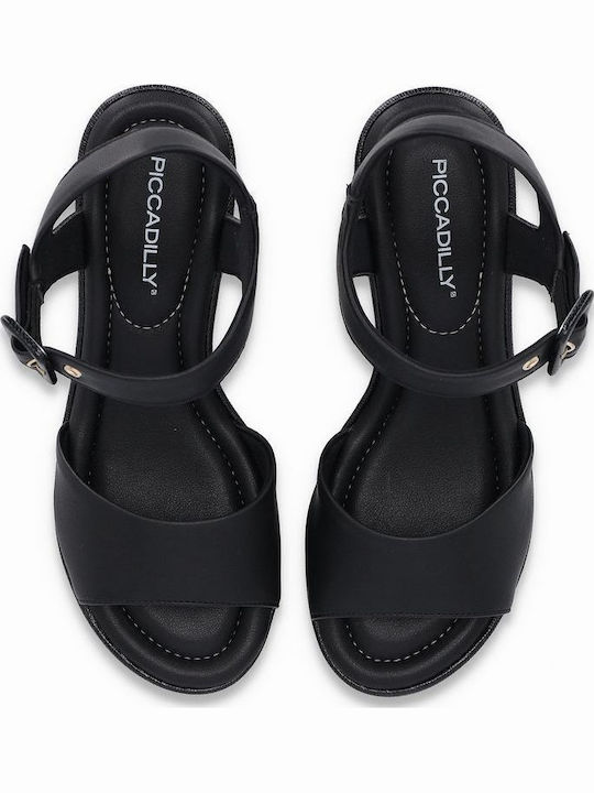 Anatomische Damen Sandalen Schwarz