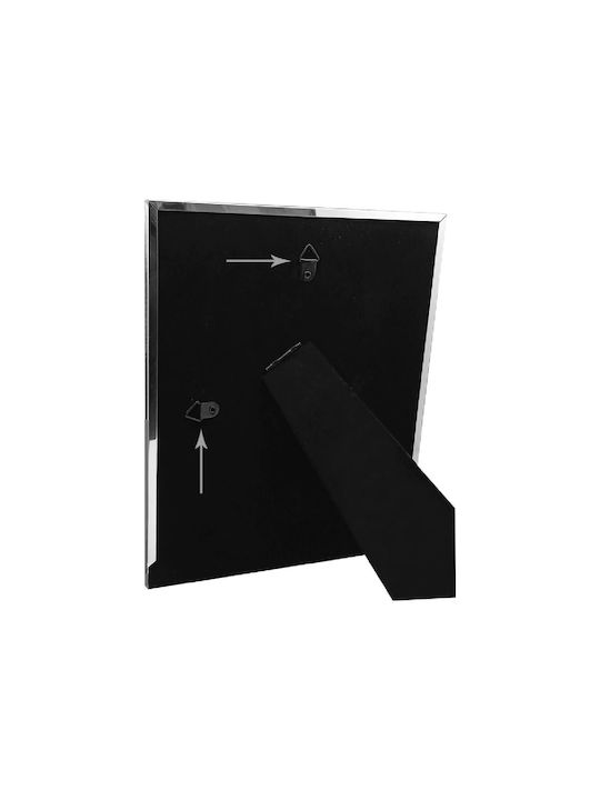 Koukouzelis Fabric Wall-Mounted Photo Frame with Silver Frame