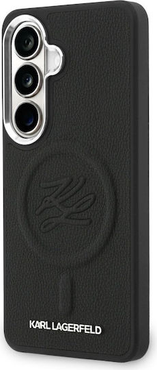 Karl Lagerfeld Embossed Rückseite Kunststoff / Silikon Schwarz für Galaxy S26+ Karl Lagerfeld