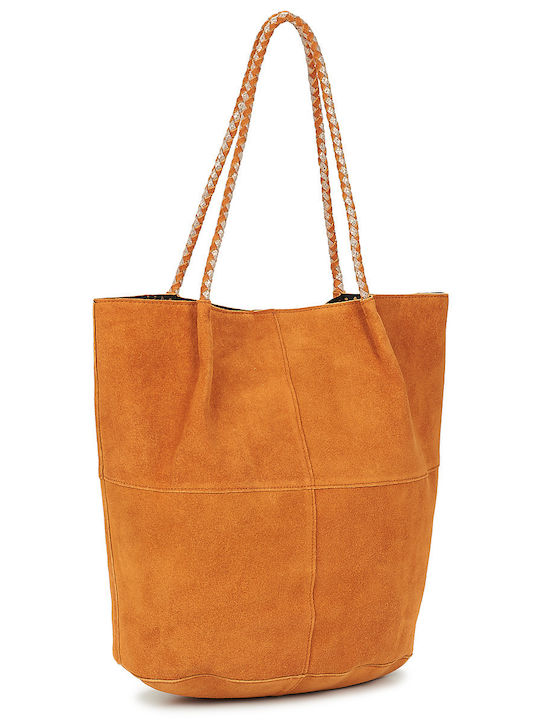 Γυναικεία Τσάντα Shopper Ώμου Καφέ