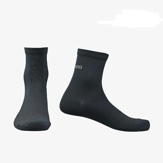 Performance Mid Cycling Socks Shimano Unisex Black S-M 36-40