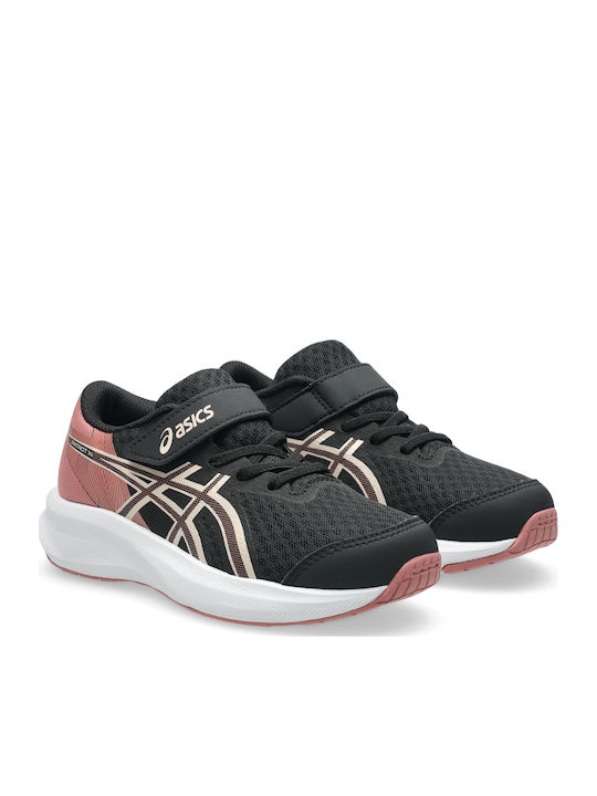 Patriot Kids Sports Shoes Running with Laces Black