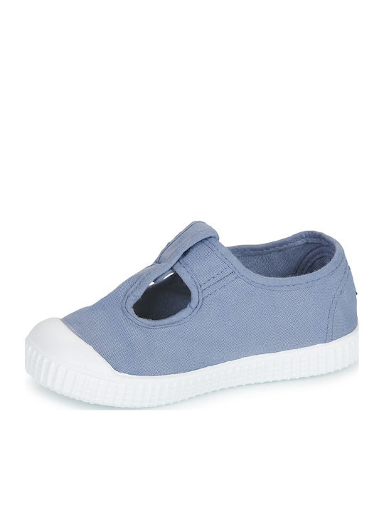 Kids Pumps & Ballerinas With Hoop & Loop Closure Blue