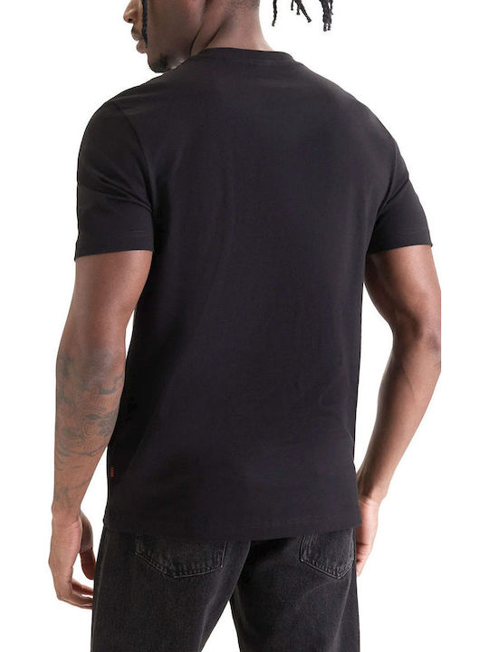 T-shirt Μαύρο