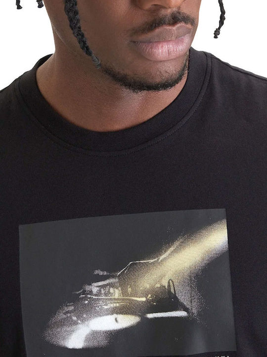 T-shirt Μαύρο
