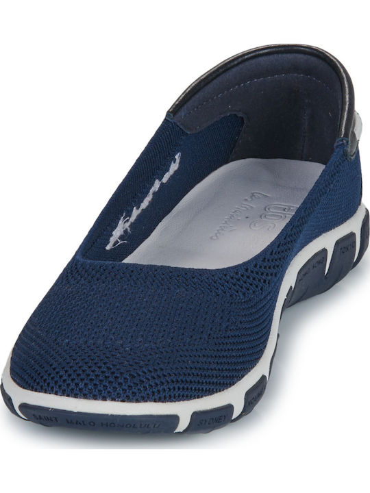 Damen Ballerinas Marineblaue