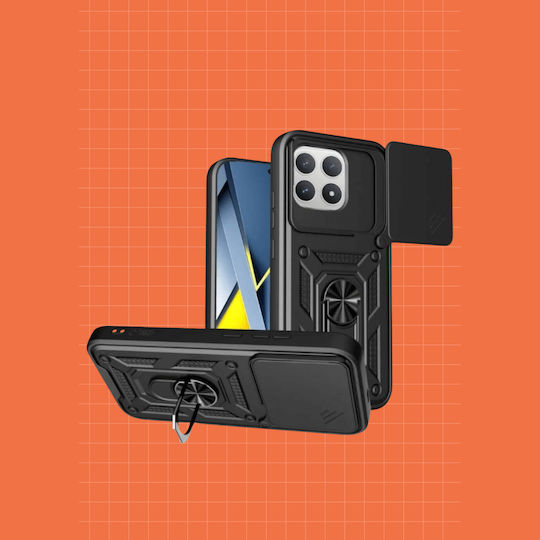 Bodycell Slide Back Cover Metallic Black (Poco F8 Pro)