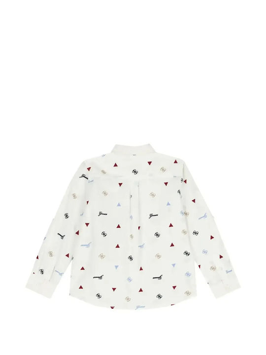 Kids Shirt Short-Sleeved White