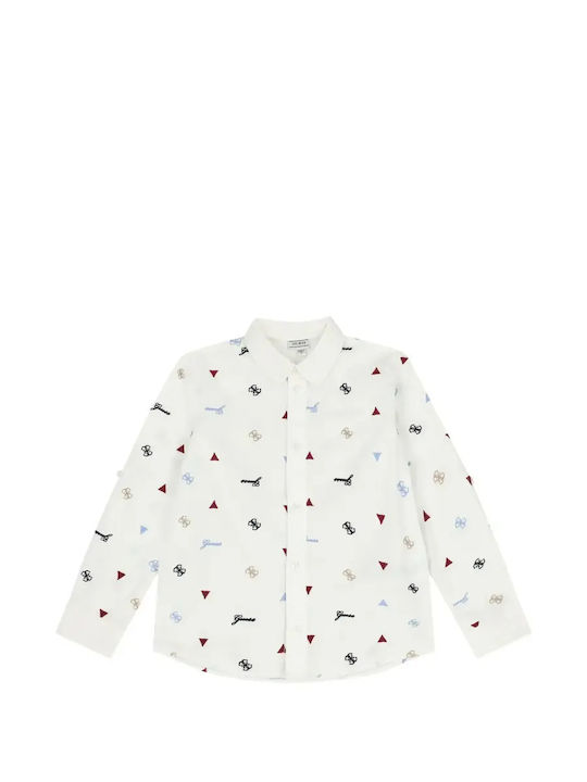 Kids Shirt Short-Sleeved White