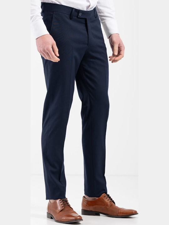 Men's Suit with Slim Fit Navy Blue