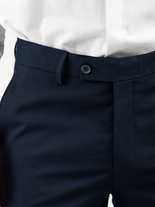Men's Suit with Slim Fit Navy Blue